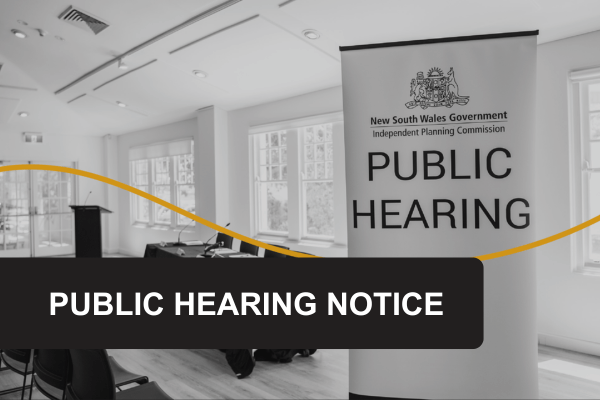 Public hearing notice